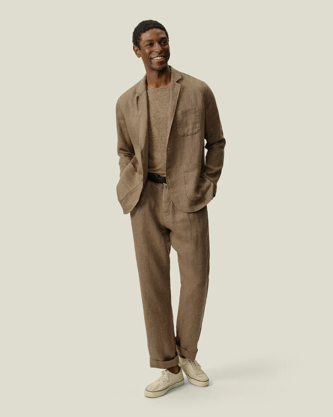 Alex Crane - Alta Blazer in Chai Twill - Image 4