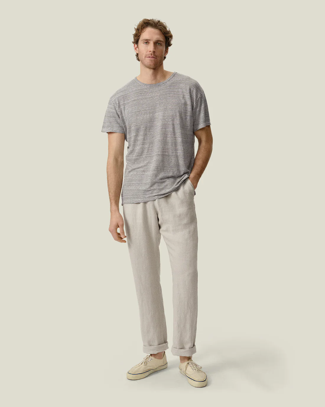 Alex Crane - Bo Pant in Bone - Image 3