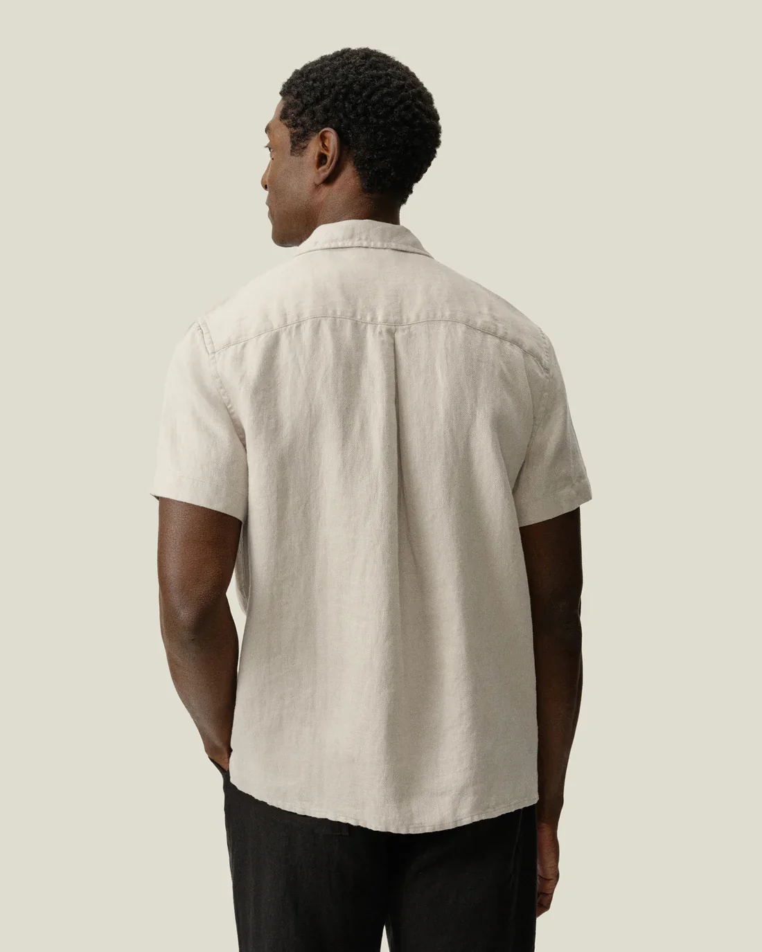 Alex Crane - Camp Shirt in Bone Twill - Image 4