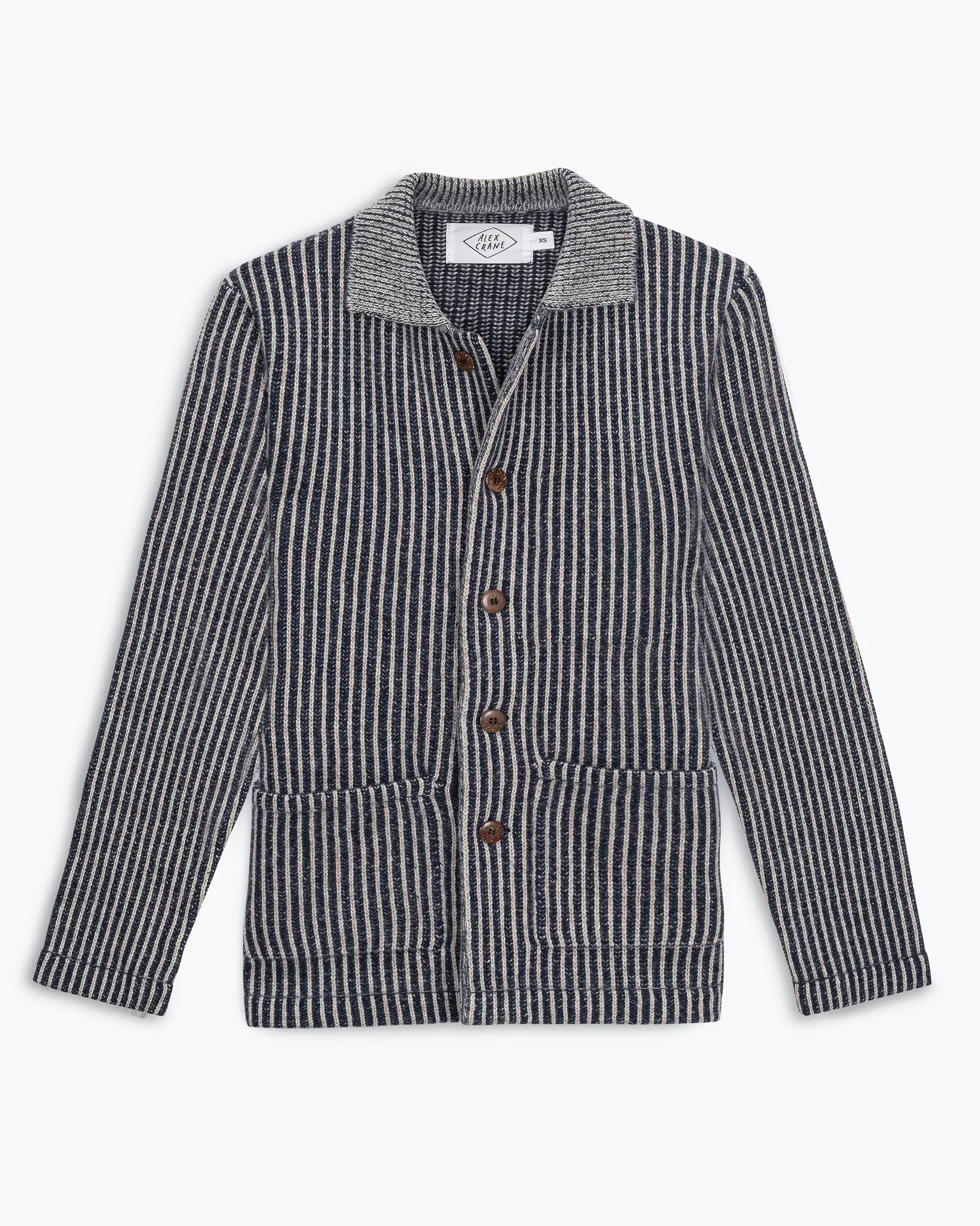 Alex Crane - Knit Kite Jacket in Lines