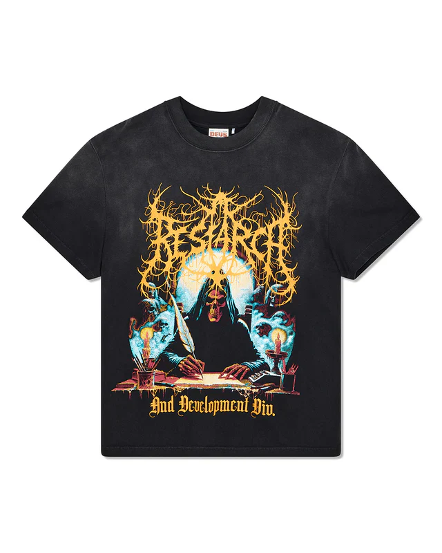 Deus ex Machina - R&D Tee in Anthracite