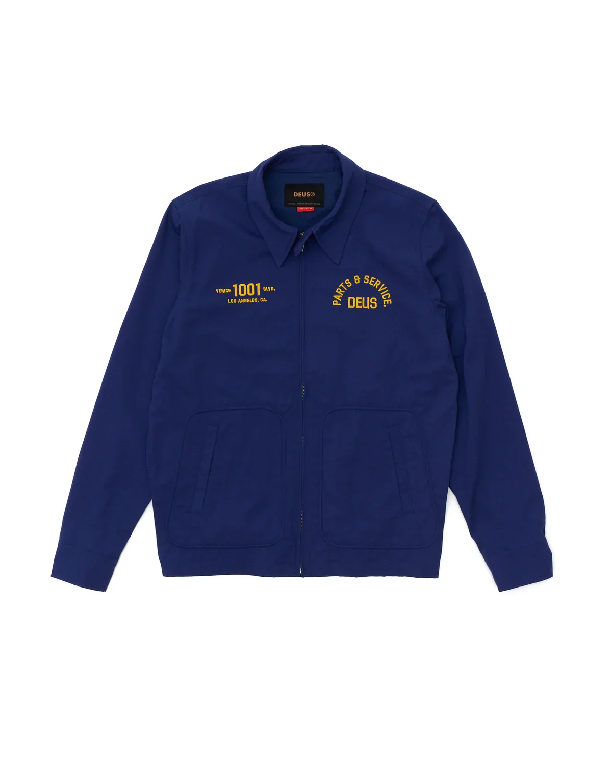Deus Ex Machina - Teller Drizzler Jacket in Mechanic Blue
