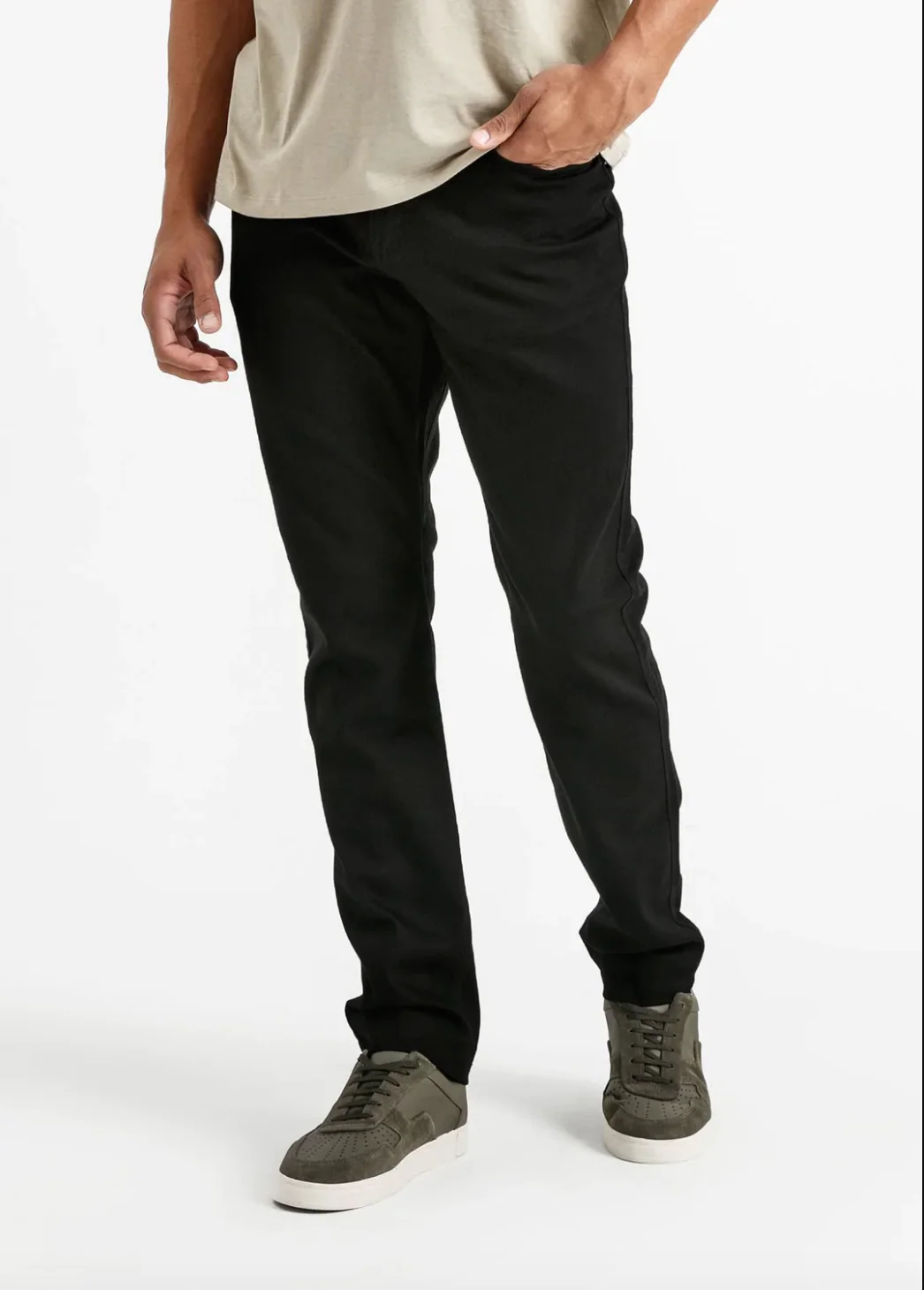 Duer- Performance Denim Relaxed Taper Black - Image 2