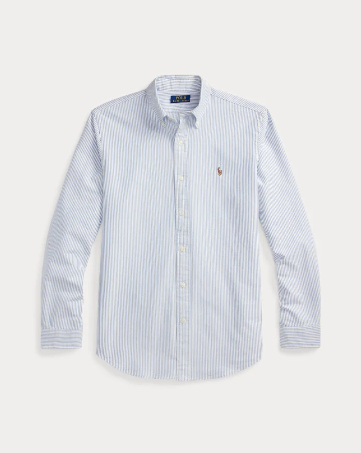 Polo Ralph Lauren - Striped Oxford Sport Shirt in Blue Classic Fit