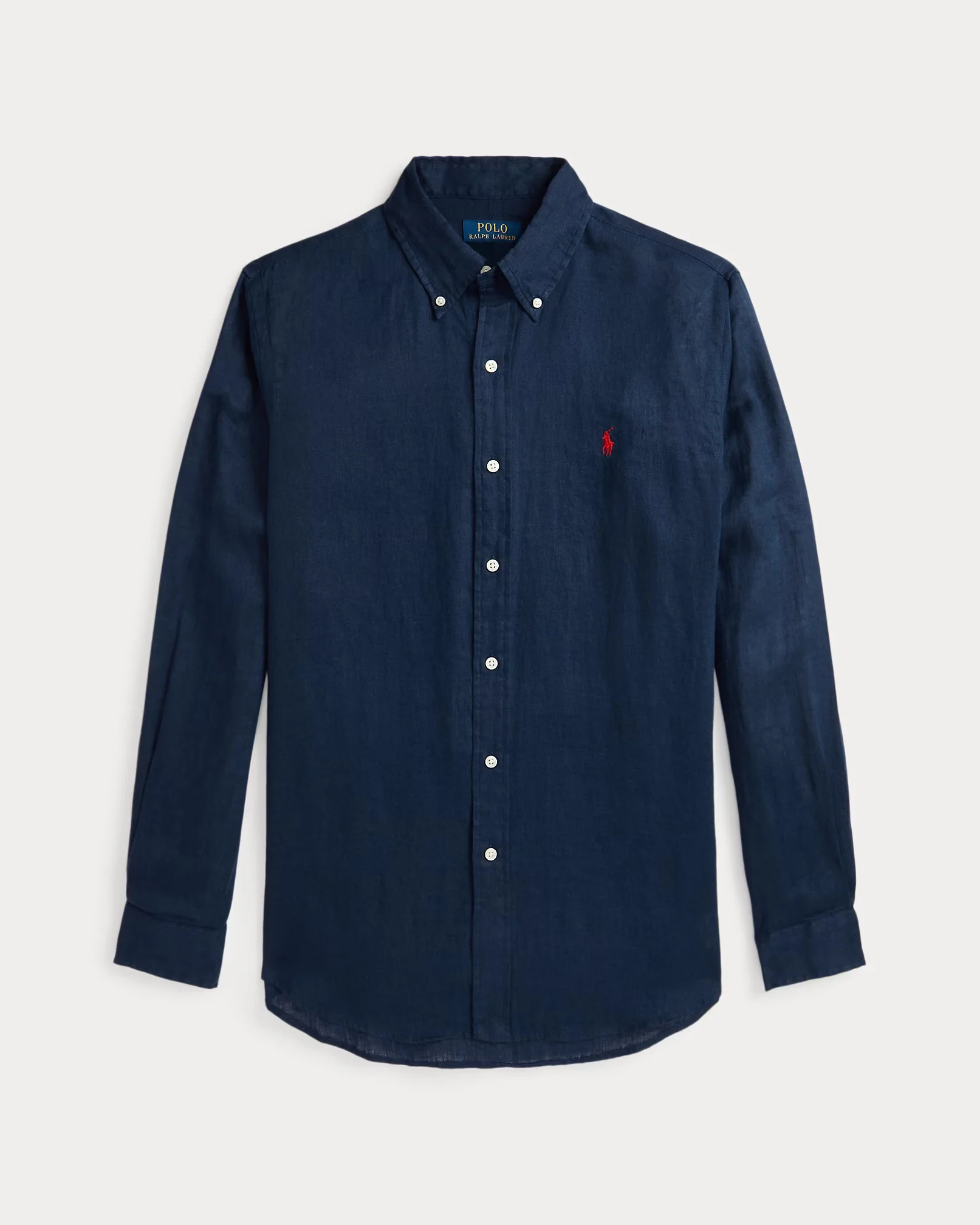 Polo Ralph Lauren - Lightweight Linen Sport Shirt in Navy Classic Fit