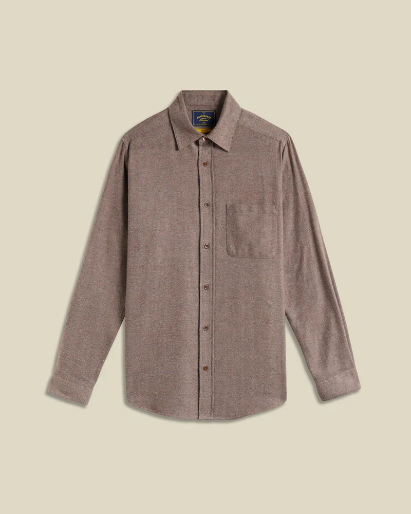 Portuguese Flannel - Espiga in Brown